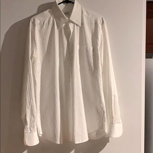 Armani white dress shirt like new!